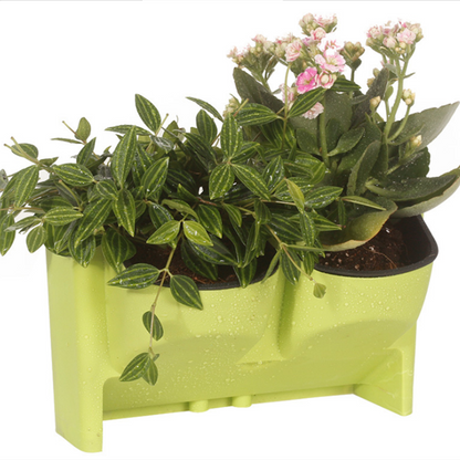2 x 2-Pocket Vertical Wall Planter Hanging Flower Plant Garden Box Pot