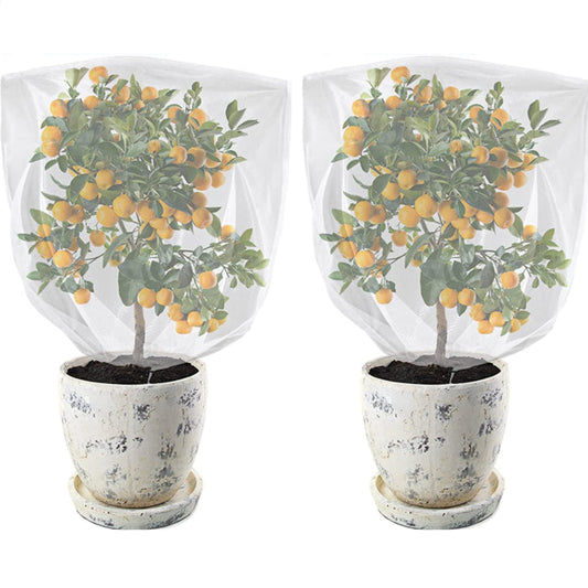 2PCS Plant Cover Bag Fruit Fly Net Insect Mesh