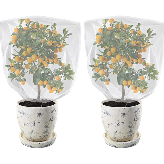 2PCS Plant Cover Bag Fruit Fly Net Insect Mesh