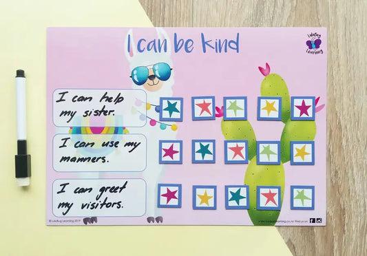 Lulubug Learning Magnetic - I can be kind - Llama