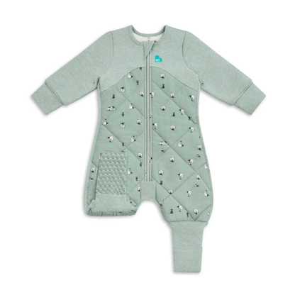 The Premium Love To Dream Sleep Suit™ 2.5 TOG is made with Cotton and Australian Merino Wool. It is an “all-in-one”, versatile sleep solution that eliminates the need for loose blankets in the cot/crib, ensuring a more comfortable sleep, all night long.
