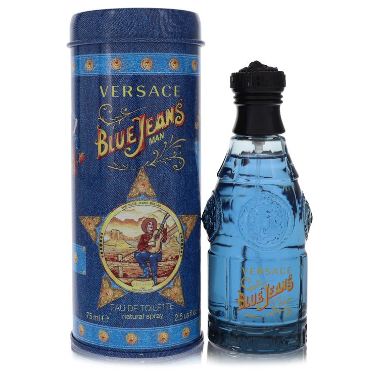 Blue Jeans Eau De Toilette Spray (New Packaging) by Versace 75 ml