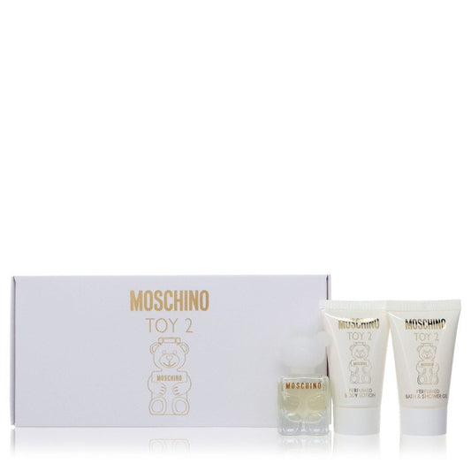 Moschino Toy 2 Gift Set - .17 oz Mini EDP Spray + .8 oz Body Lotion + .8 oz Shower Gel by Moschino --