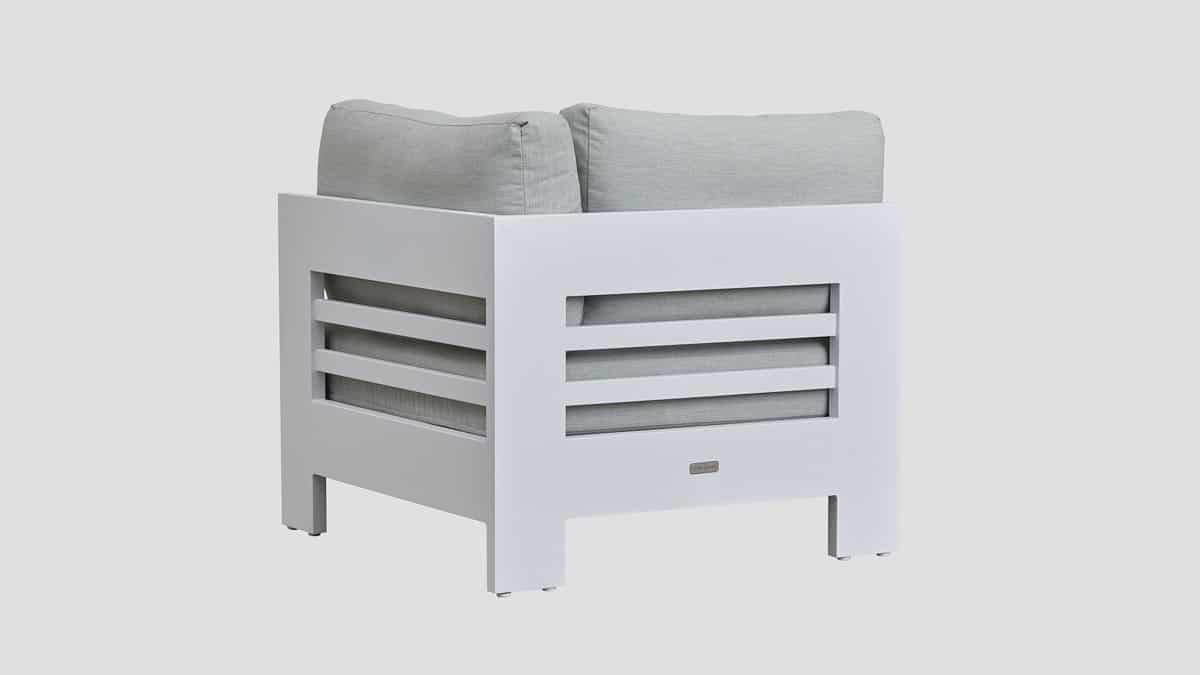 MACKENZIE ALU CORNER SOFA SECTION