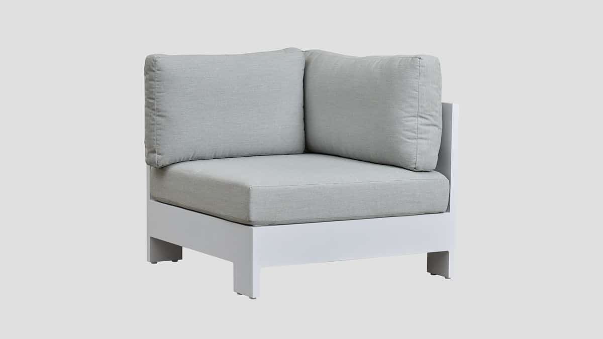 MACKENZIE ALU CORNER SOFA SECTION