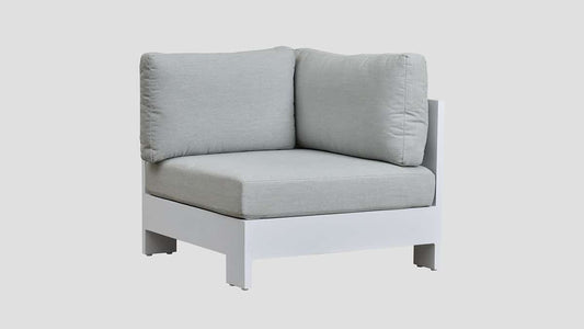 MACKENZIE ALU CORNER SOFA SECTION