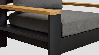 MACKENZIE ALU SINGLE SOFA