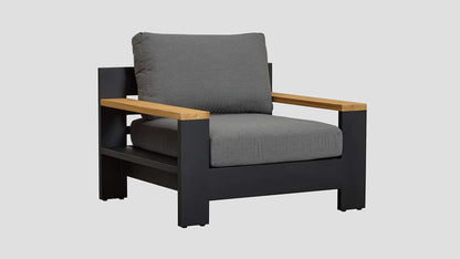 MACKENZIE ALU SINGLE SOFA