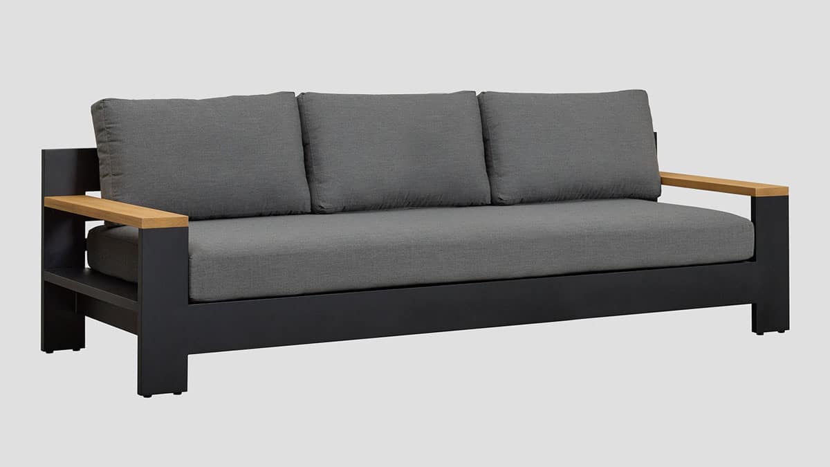 MACKENZIE ALU TRIPLE SOFA