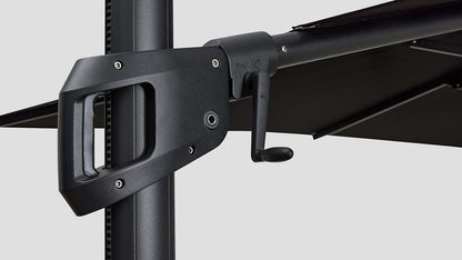 MALIBU CANTILEVER UMBRELLA – BLACK 3M