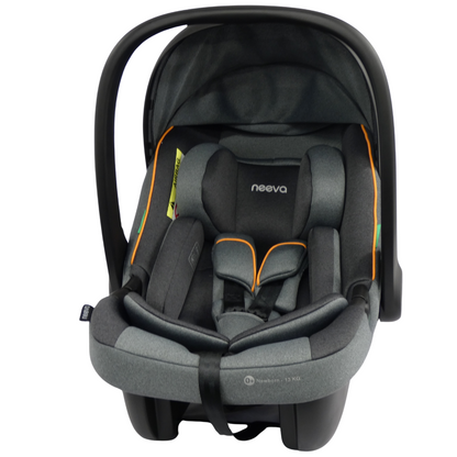 Neeva Carina Stroller* & Neeva I-Size Infant Capsule-Orange Trim (NB01) Bundle