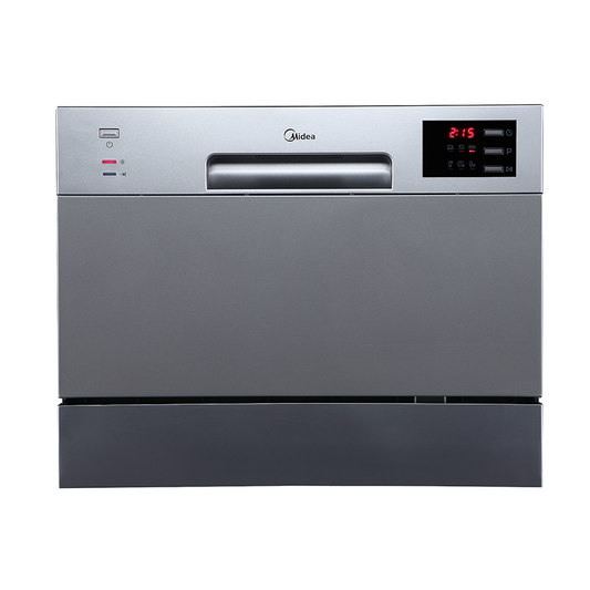 Midea 6 Place Setting Bench Top Dishwasher with 3-year Warrant - dishwasher - Midea NZ