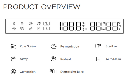 Midea 30L Bench Top Steamer and Oven | Compact Power & Advanced Steam Cooking | Two In One