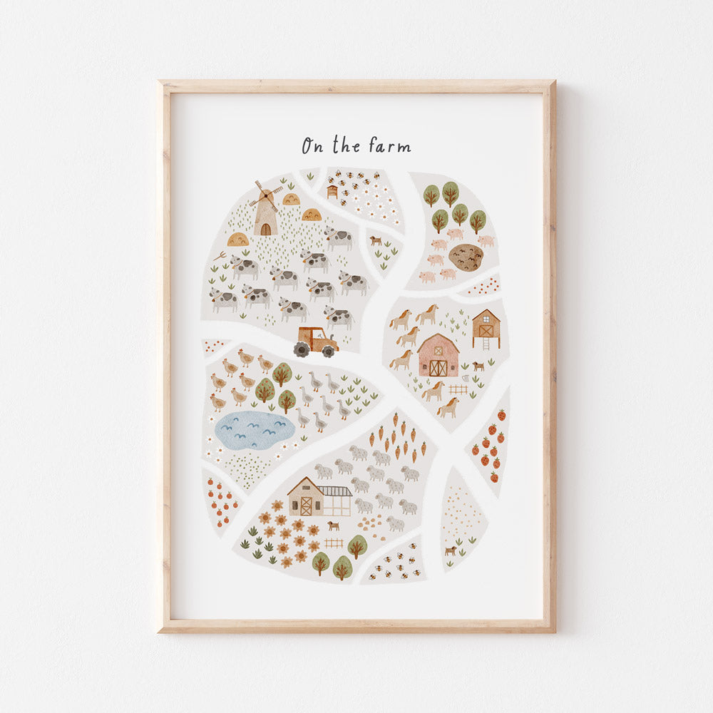 Wall Print |  Farm | On The Farm