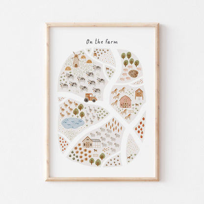 Wall Print |  Farm | On The Farm