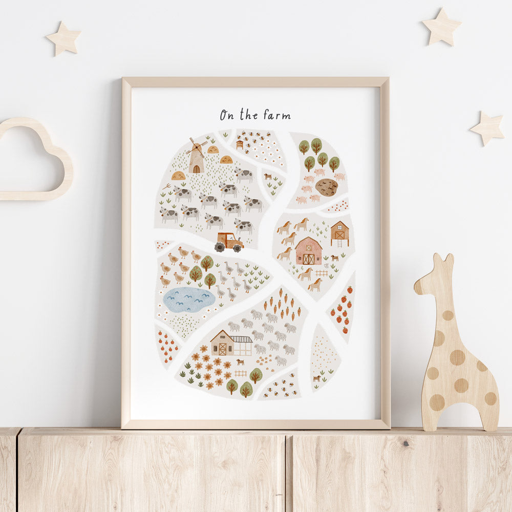 Wall Print |  Farm | On The Farm