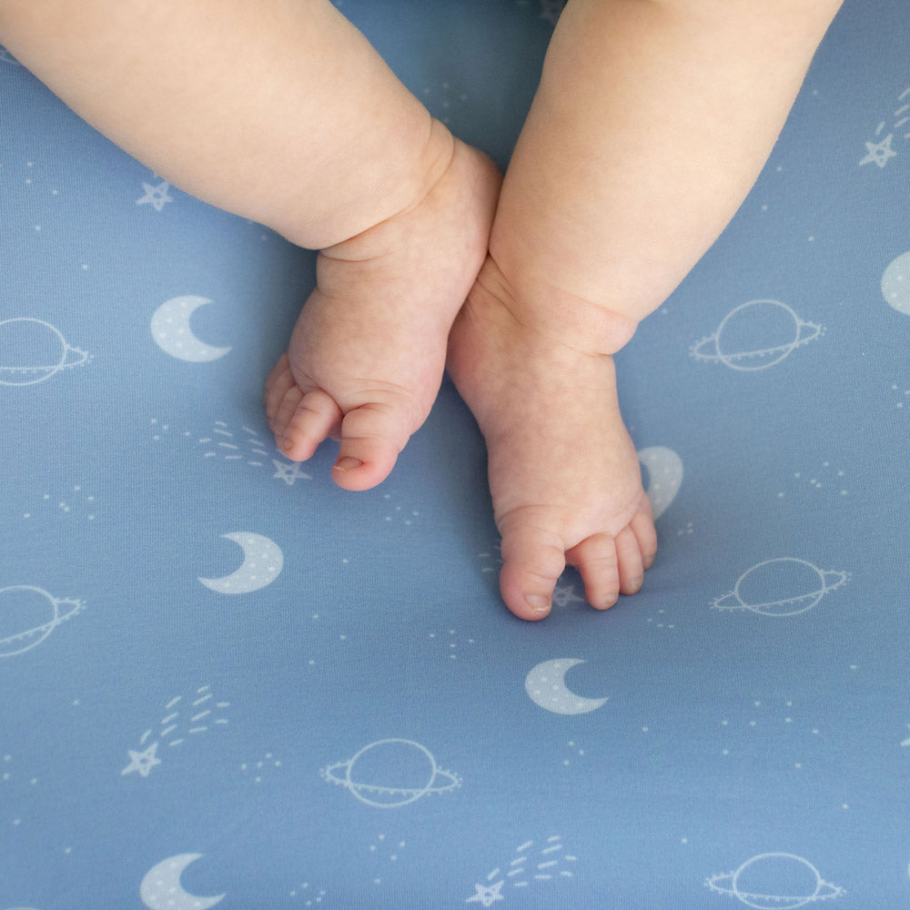 Bassinet Sheet & Change Mat Cover | Galaxy Quest