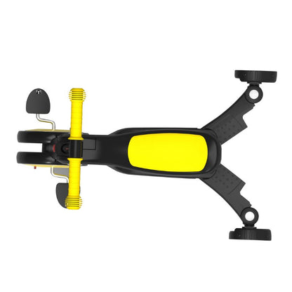 Birthday Gift Yellow Convertible 3-in-1 Balance Bike, Tricycle & Scooter for Aged 1-3-6 Years Old