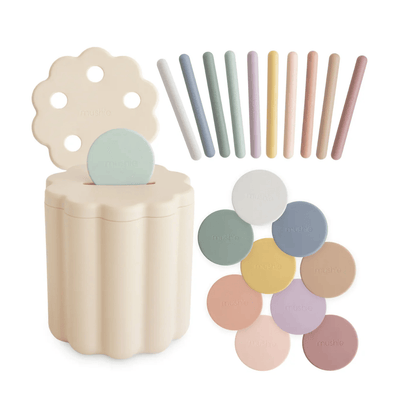 Mushie - Coin & Tube Sorting Set