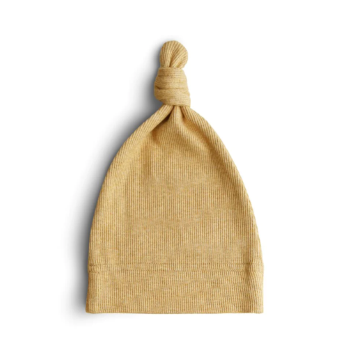 Mushie - Ribbed Baby Beanie 0-3 Months