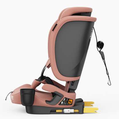 Baby Brightness SecureFit Pro Portable Travel Booster Car Seat Pink