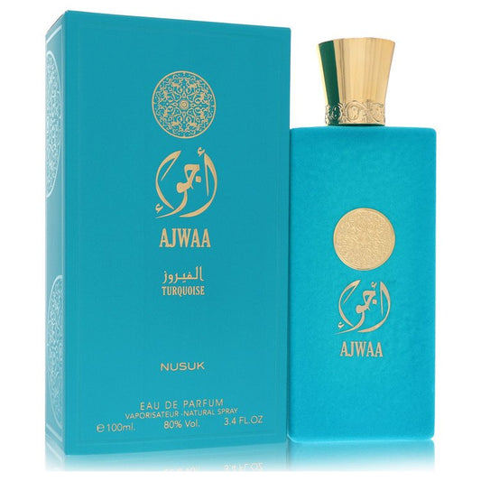 Nusuk Ajwaa Turquoise Eau De Parfum Spray (Unisex) by Nusuk 100 ml