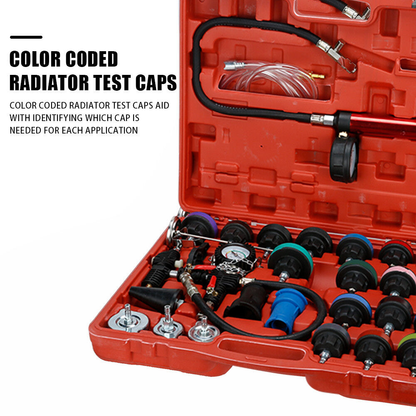 28 Piece Radiator Pressure Tester Kit