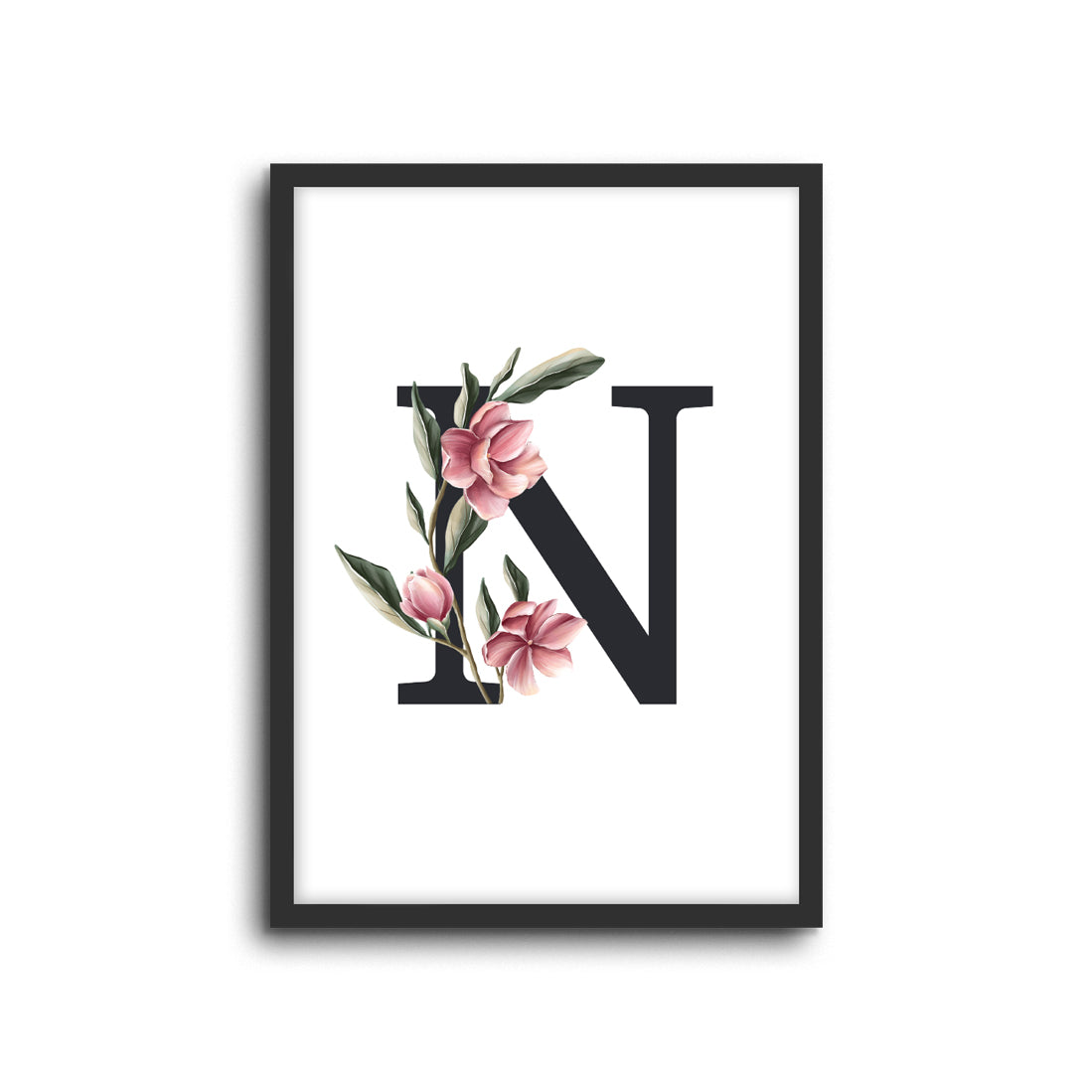 Wall Print |  Magnolia Initials