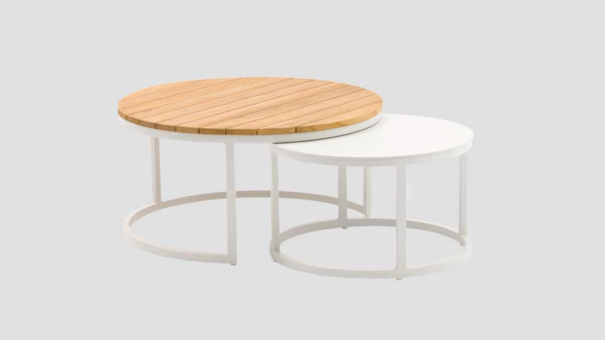 NESTING ROUND COFFEE TABLE