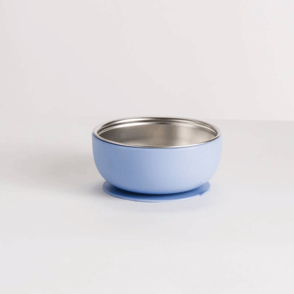 Blue  with metallic interior on a white background