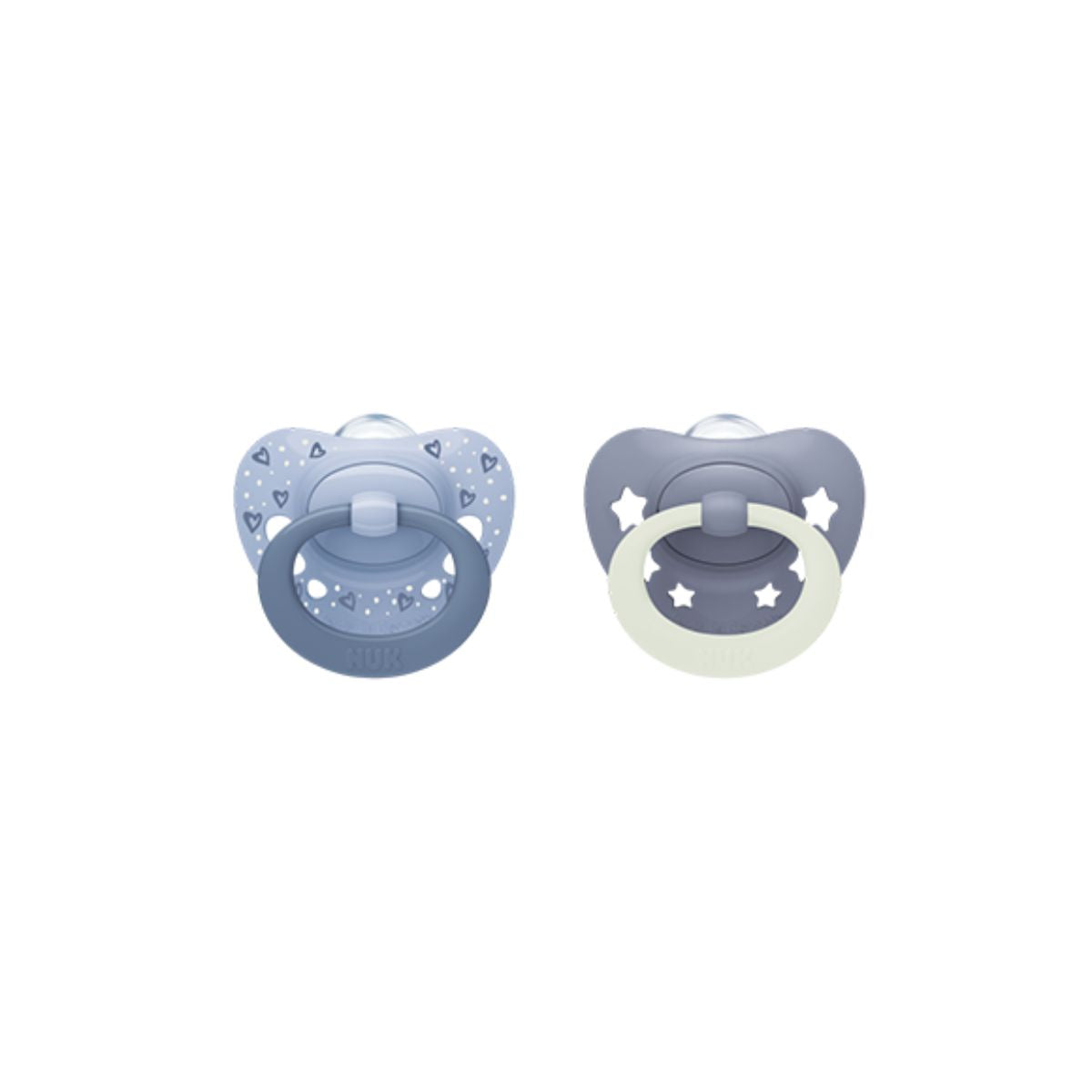 Nuk - First Choice Classic Day & Night Silicone Soother Twin Pack