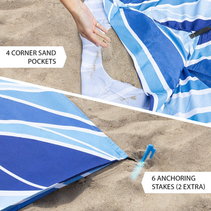 Waterproof Sandproof Beach Blanket 210x200cm