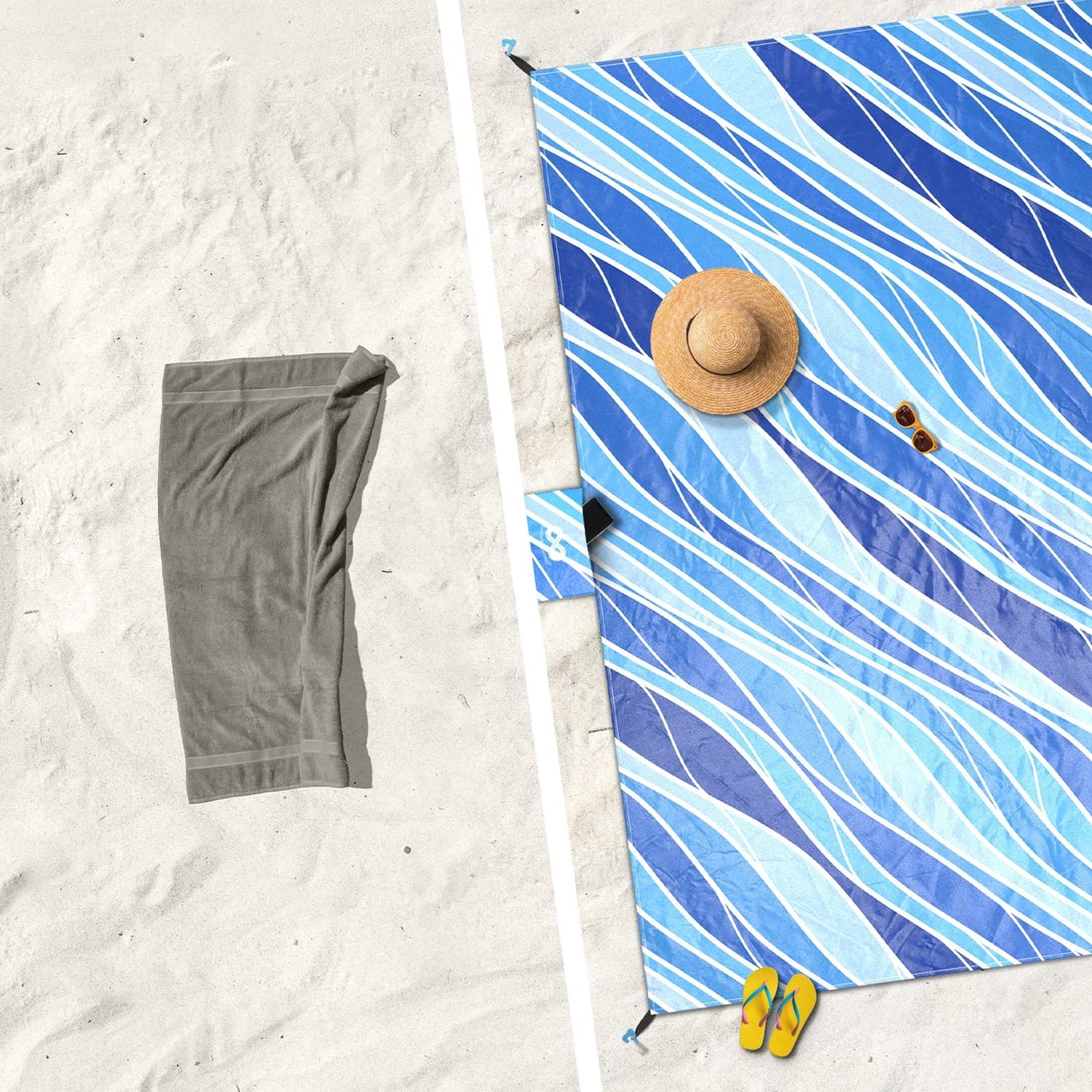 Waterproof Sandproof Beach Blanket 210x200cm