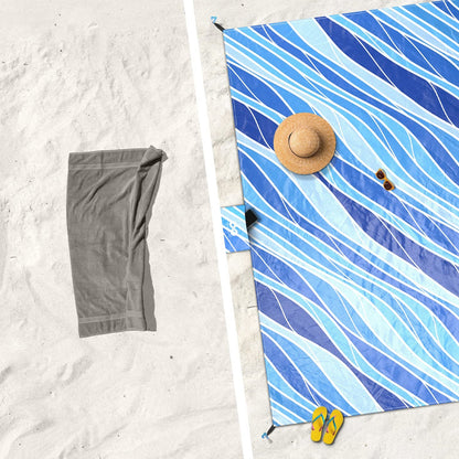 Waterproof Sandproof Beach Blanket 210x200cm