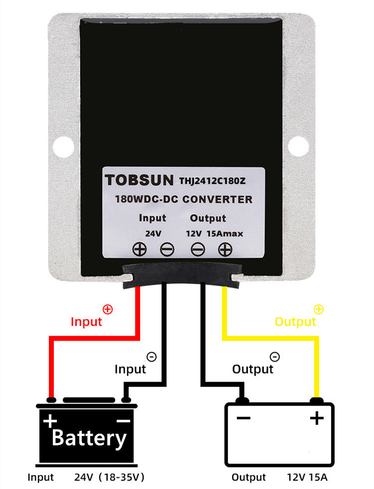 DC/DC Converter Regulator 24V Step Down To 12V 15A 180W