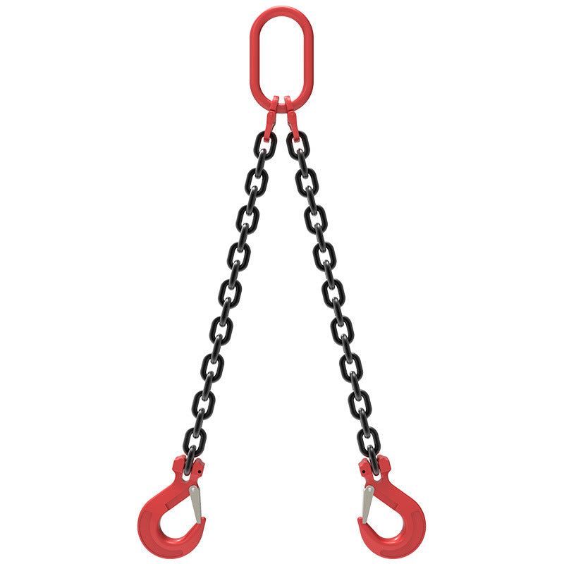 1m Heavy Duty Lifting Chain Sling Lifts 1 Ton With 2 Legs