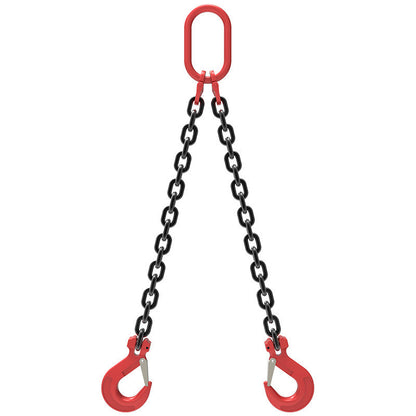 1m Heavy Duty Lifting Chain Sling Lifts 1 Ton With 2 Legs