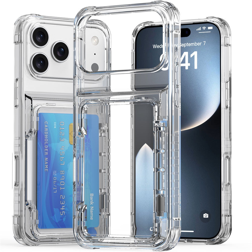 iPhone 17 Pro Max Case Clear Card