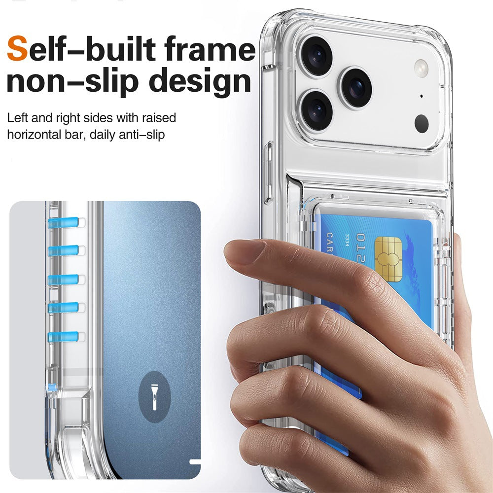 iPhone 17 Pro Max Case Clear Card