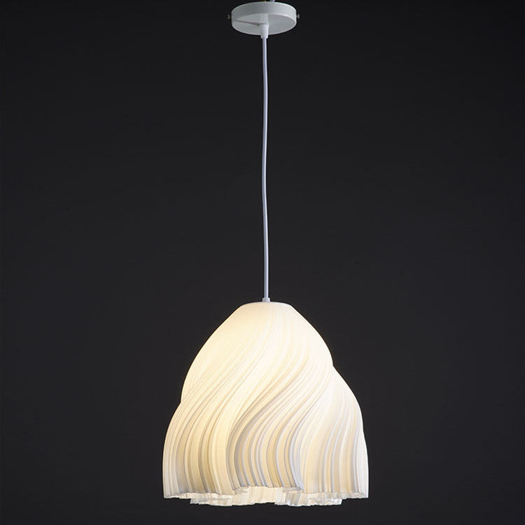 Modern White Lampshade Simple Pendant Light Hanging Lamp