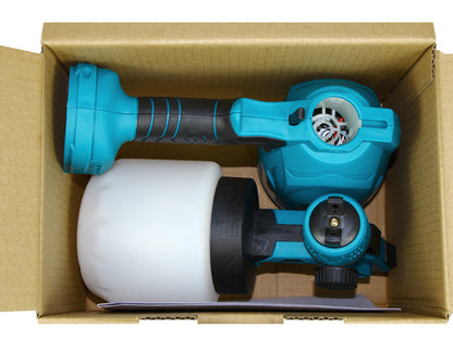 Cordless High Pressure Spray Gun Paint Sprayer Fits Makita 18V Battery