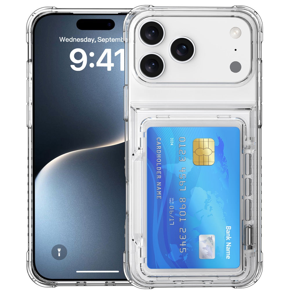 iPhone 17 Pro Max Case Clear Card