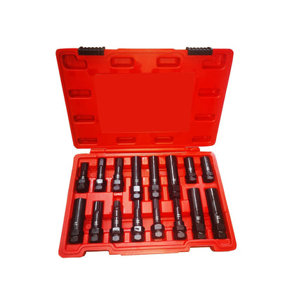 16PCS Locking Wheel Nut Screw Socket Set