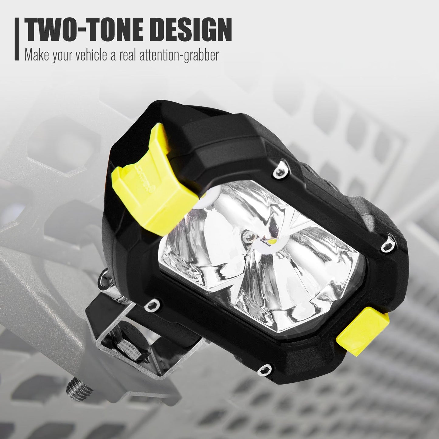 Pair 4inch Osram LED Work Light Bar Pods Fog Driving Lamp Reverse 4x4