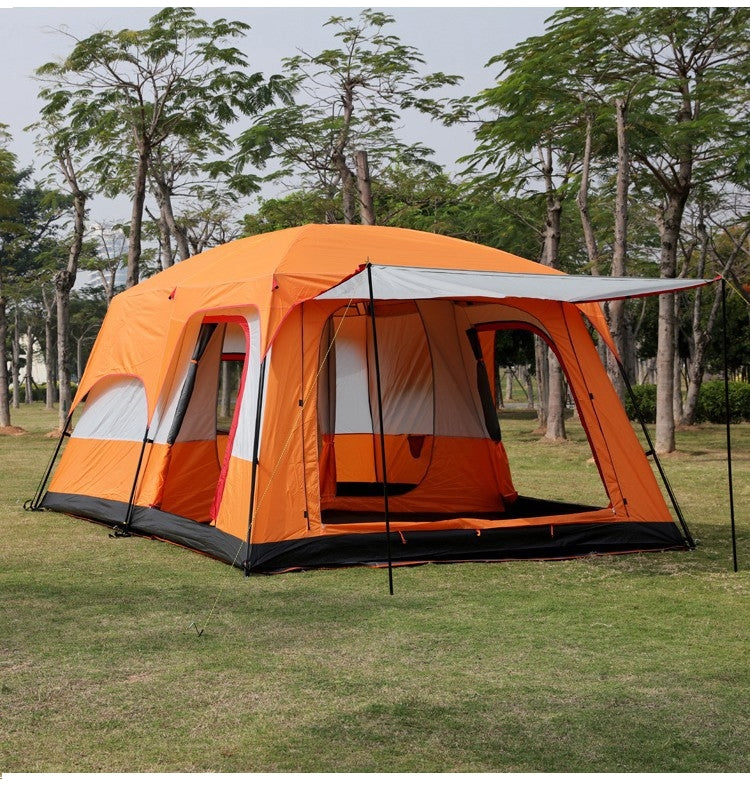 Camping Tent 5-8persons 310x220x190cm Orange