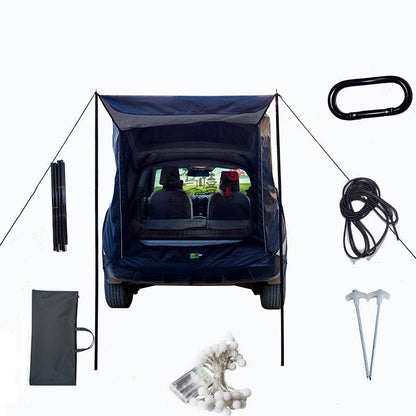 Car Trunk Tent Sunshade Rainproof Tailgate Shade Awning