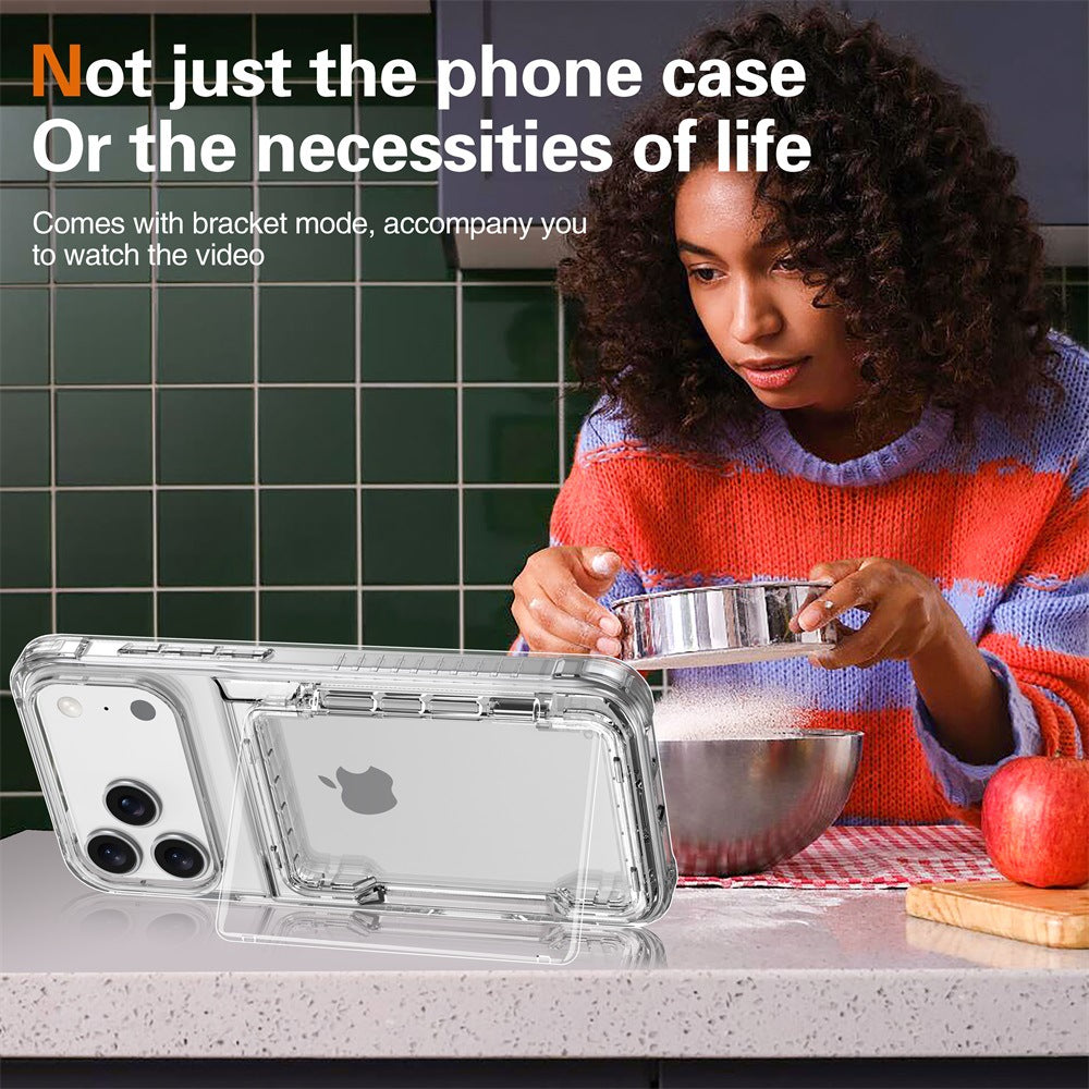 iPhone 17 Pro Max Case Clear Card