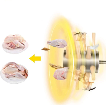 Drill Attachment Chicken Feather Plucker Stainless Steel