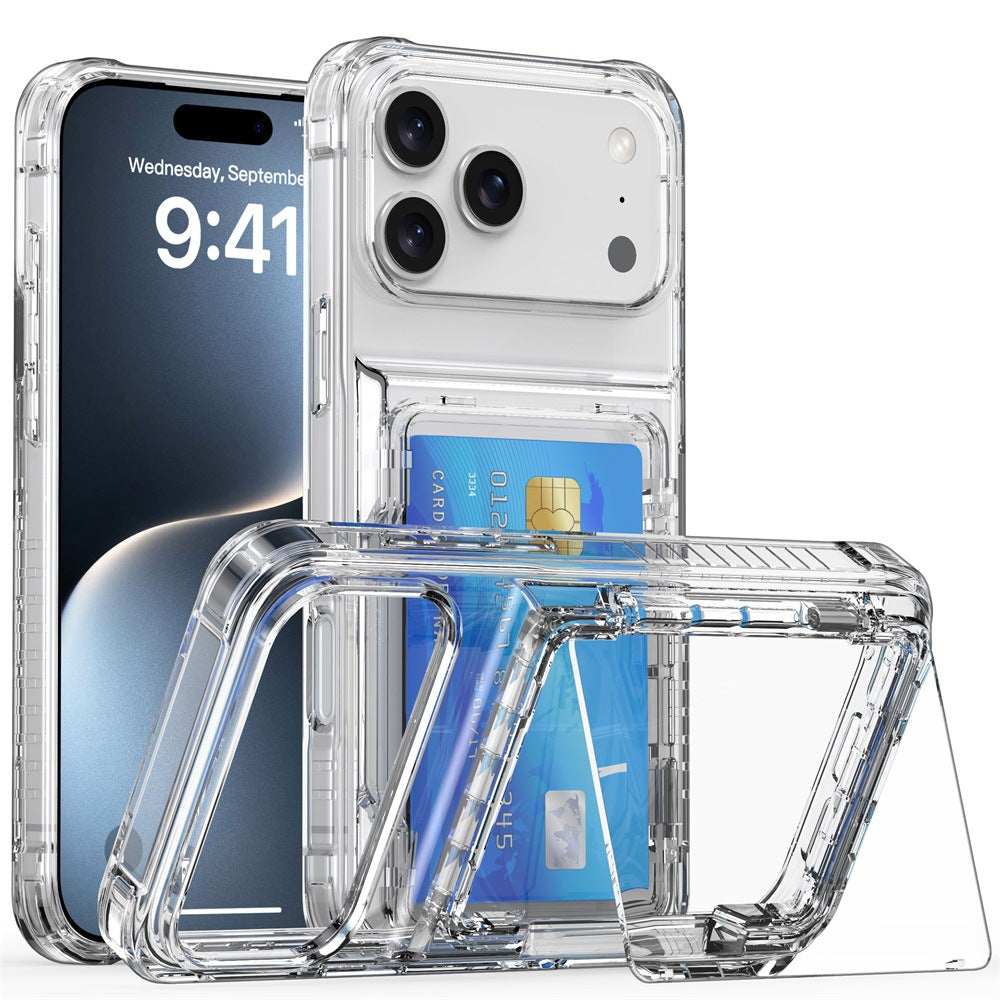 iPhone 17 Pro Max Case Clear Card