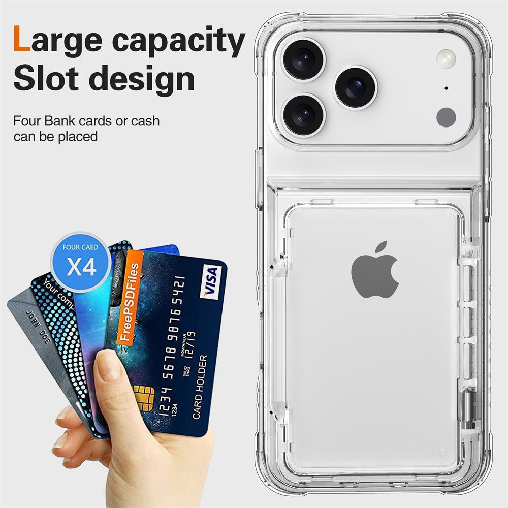 iPhone 17 Pro Max Case Clear Card